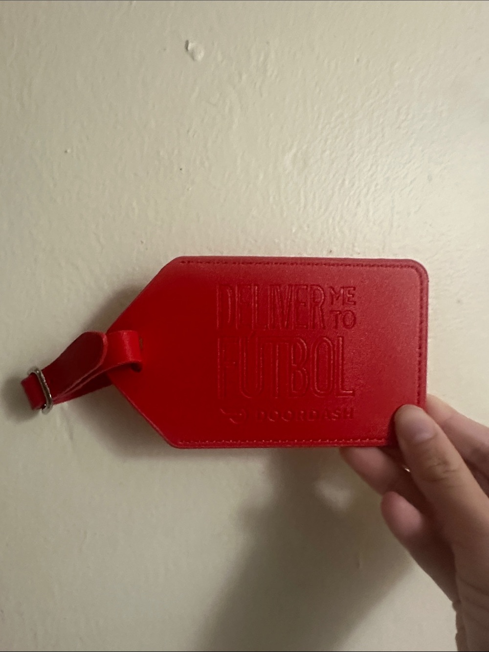 FIFA fan fest 2026 DoorDash luggage tag
